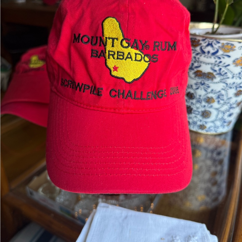 NEW Mount Gay Rum 2005 Screwpile Challenge Sailing Regatta Hat Embroidered MD